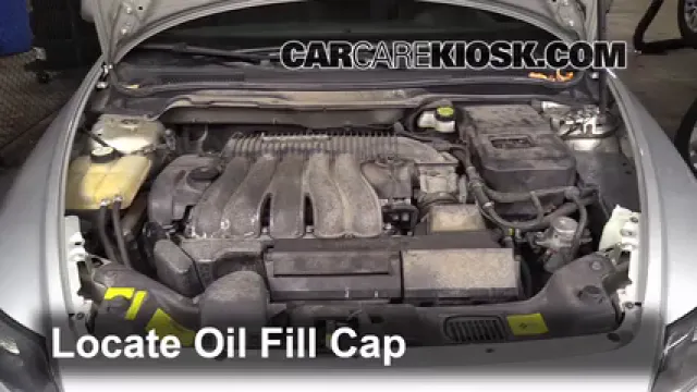 2005 Volvo S40 i 2.4L 5 Cyl. Aceite Agregar aceite